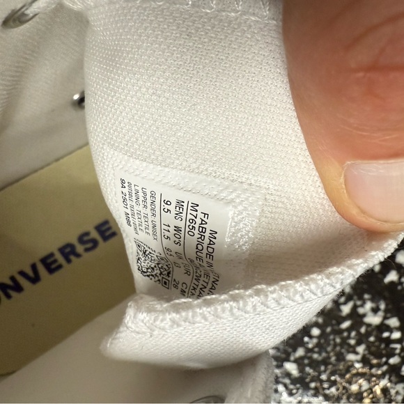 White Converee Chuck Taylor High-Top Sneakers - Picture 5 of 6